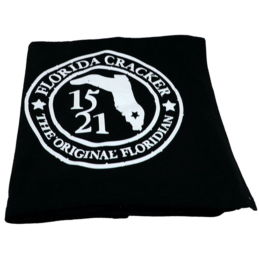1521 ORIGINAL FLORIDIAN BADGE- REACTIVE BLACK- BLANKET
