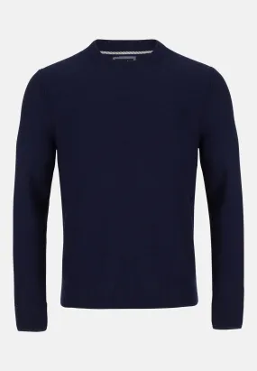6th Sense Embassy Crew Neck Sweater O# - Maritime Blue