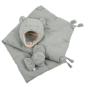 7AM - Mitten, Hat and Blanket Cub Set Airy