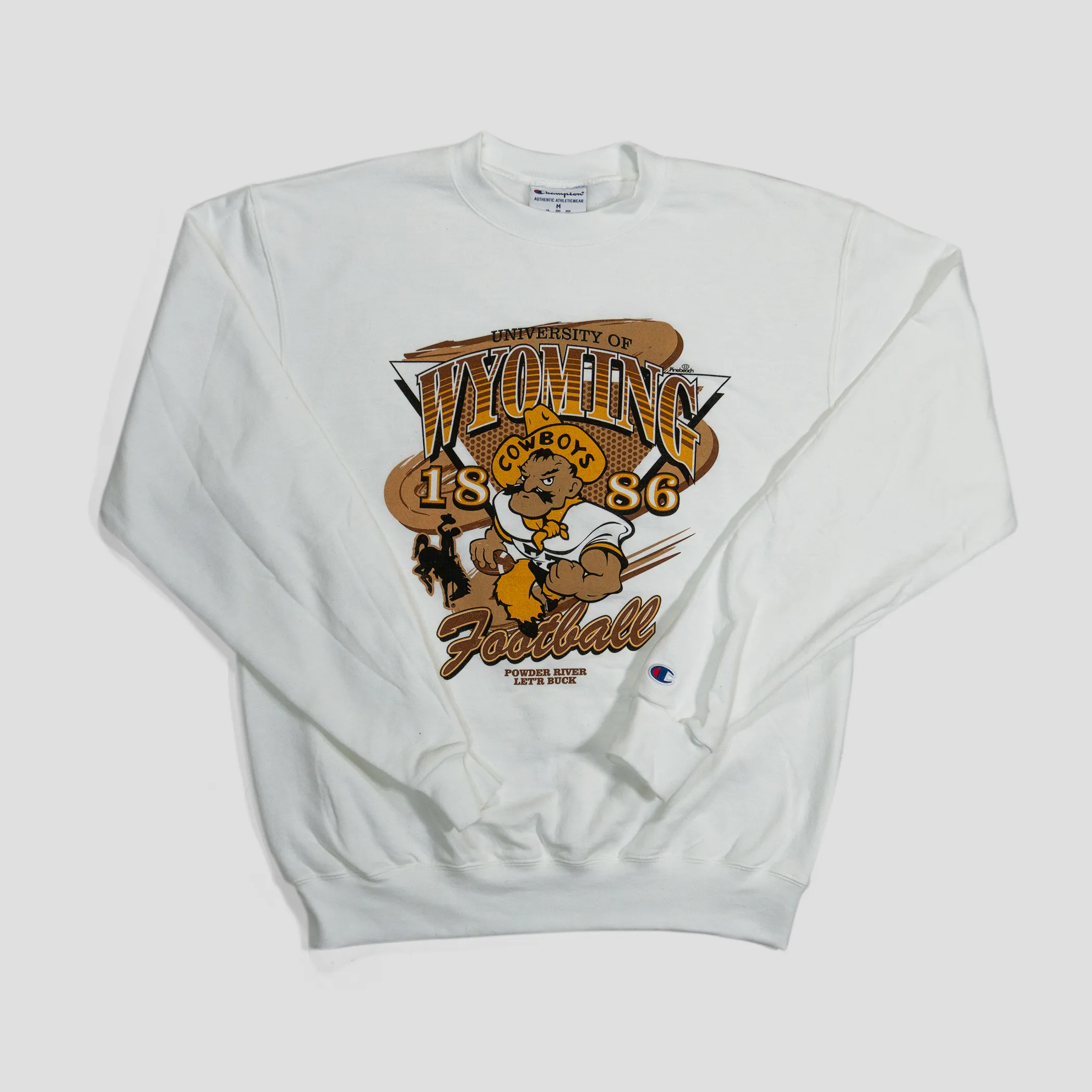 90s Wyoming Football Vintage Crewneck