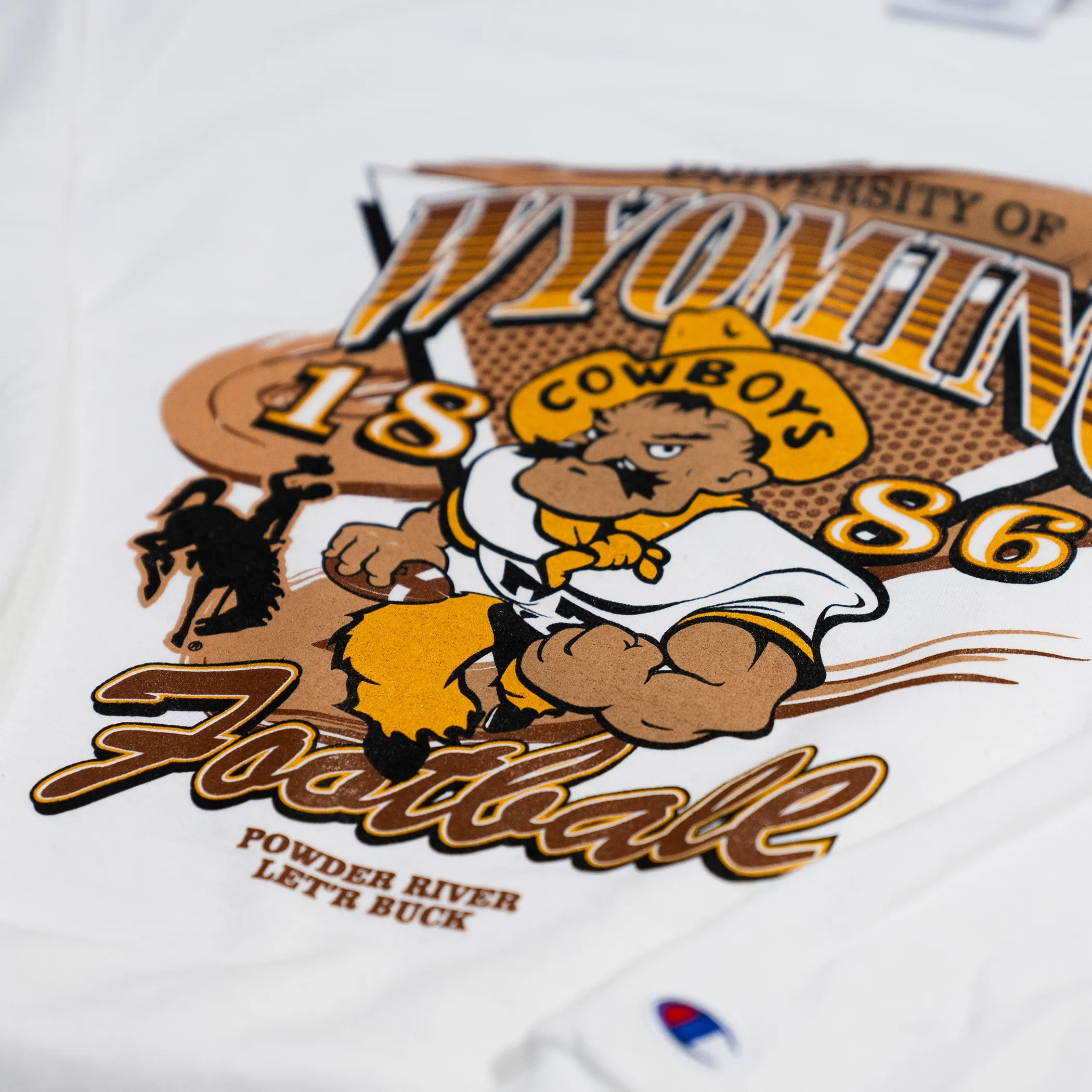 90s Wyoming Football Vintage Crewneck