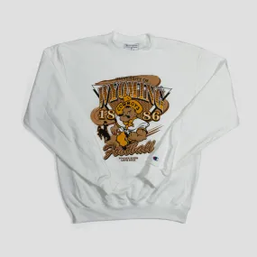 90s Wyoming Football Vintage Crewneck