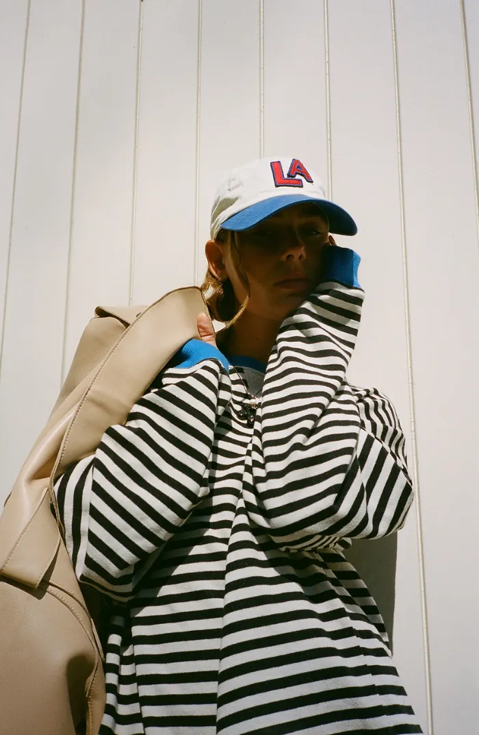Amber | Oversized Striped Jumper