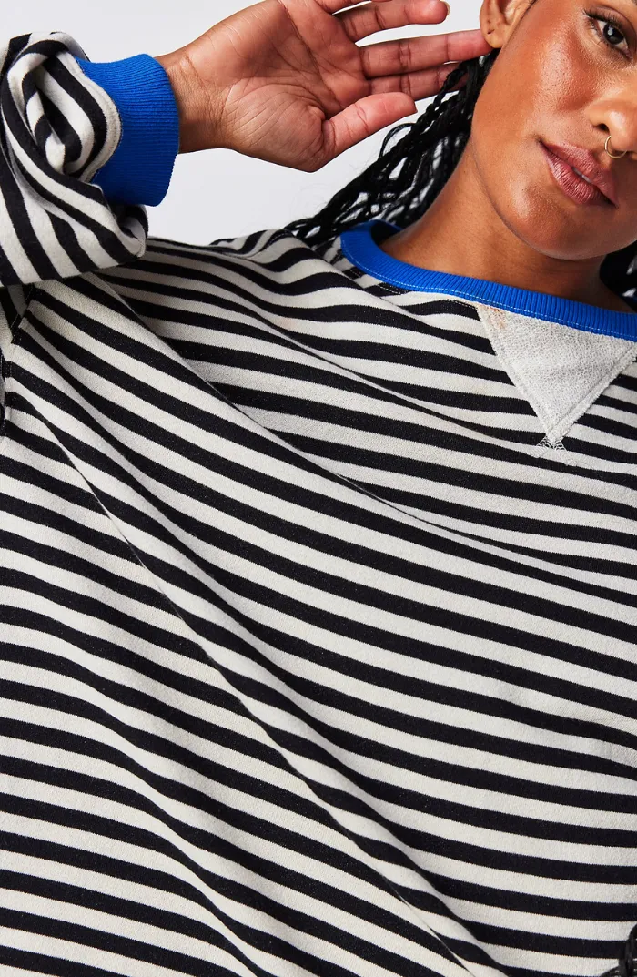 Amber | Oversized Striped Jumper