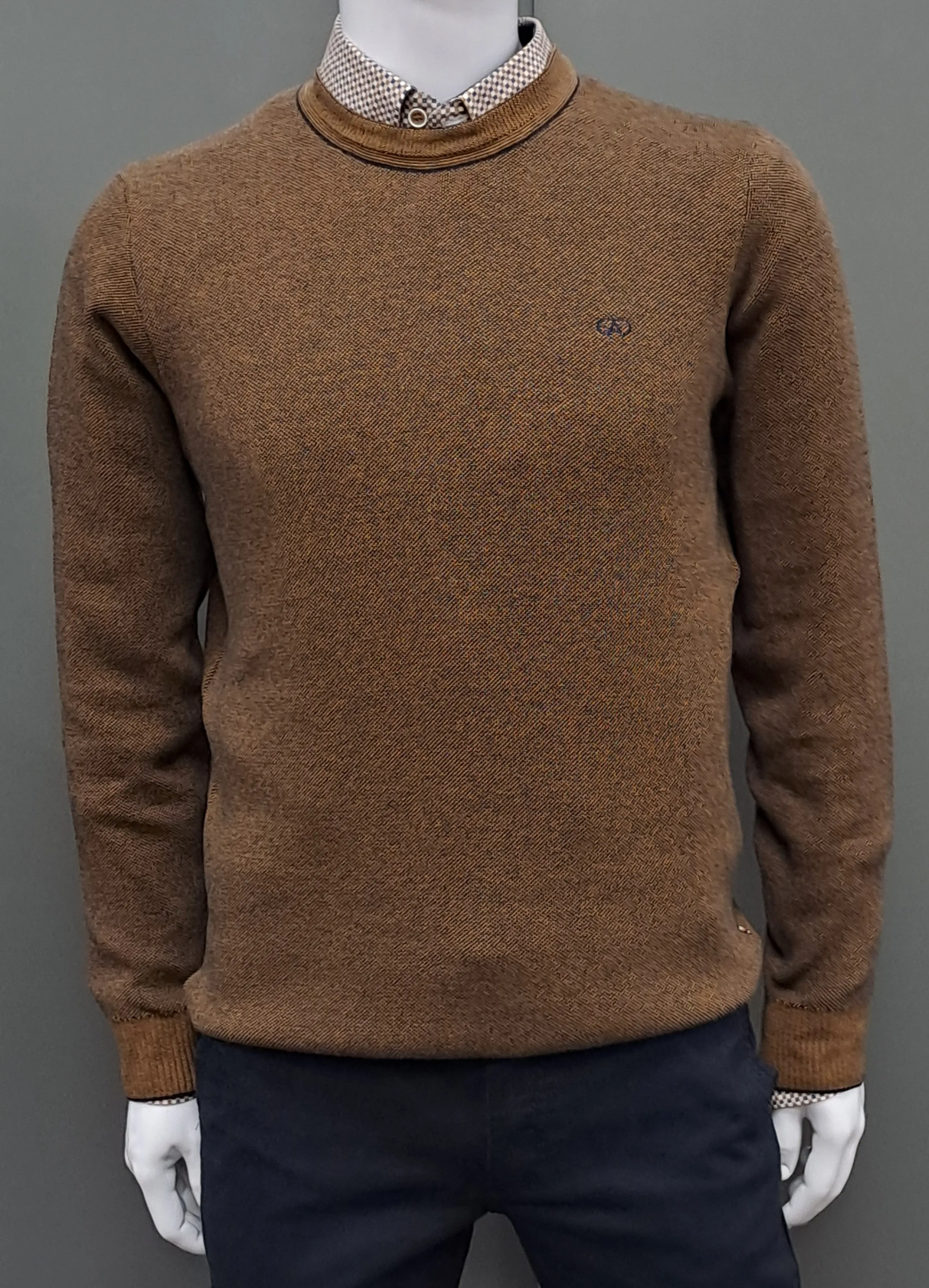 Andre Rush Crew Neck Sweater - Amber
