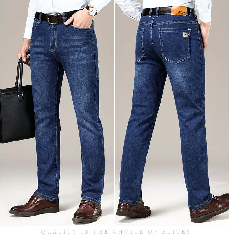 Angelo Ricci™ Business Fashion Stretch Straight Work Jeans