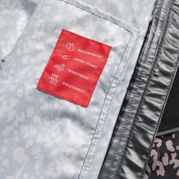 Animal Print Lightweight Waterproof Jacket