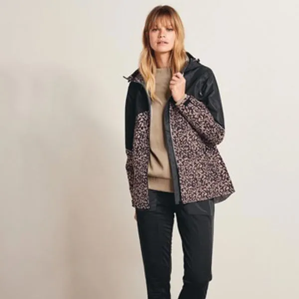 Animal Print Lightweight Waterproof Jacket