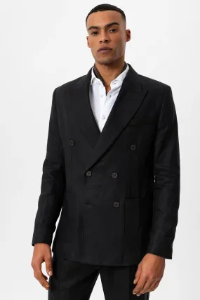 ANT 100% Linen Double Breasted Closure Men's Blazer Jacket - Lafayette