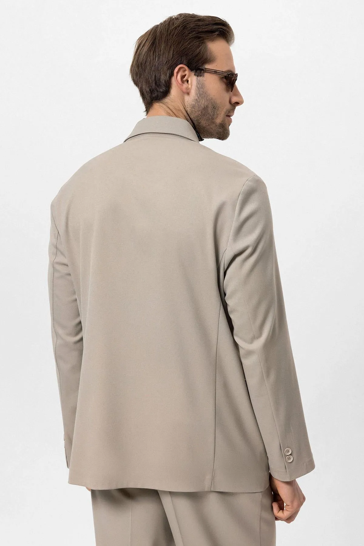 ANT Double Breasted Closure Hidden Pocket Men's Blazer Jacket - Wauwatosa