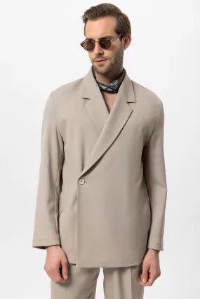 ANT Double Breasted Closure Hidden Pocket Men's Blazer Jacket - Wauwatosa