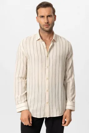 ANT Slim Fit Striped Men's Shirt - Arcadia