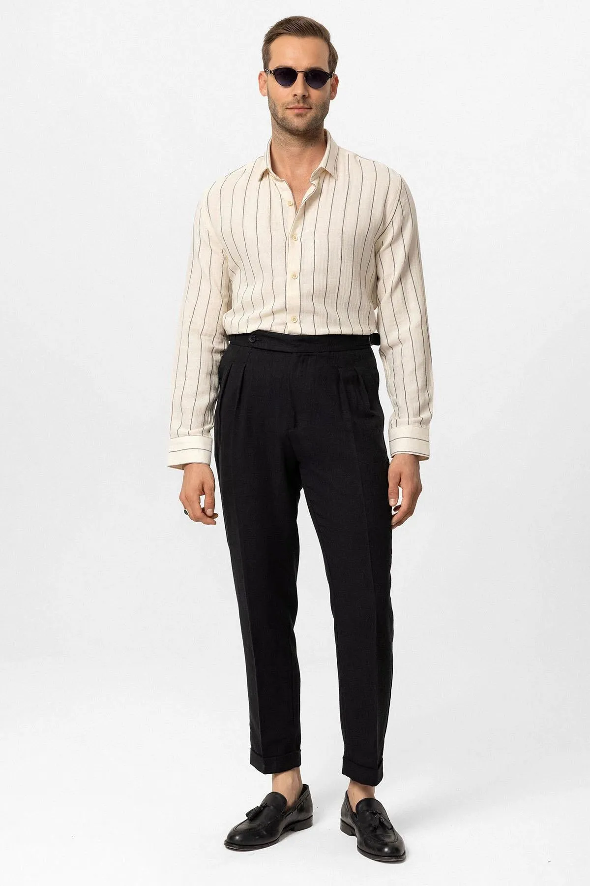 ANT Slim Fit Striped Men's Shirt - Arcadia