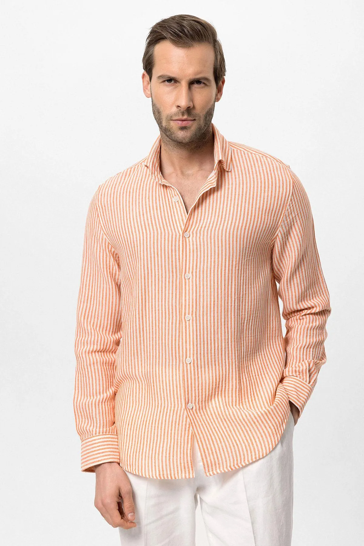 ANT Striped Men's Shirt - Fort Worth