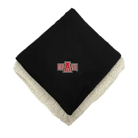 Arkansas State Sherpa Lined Blanket
