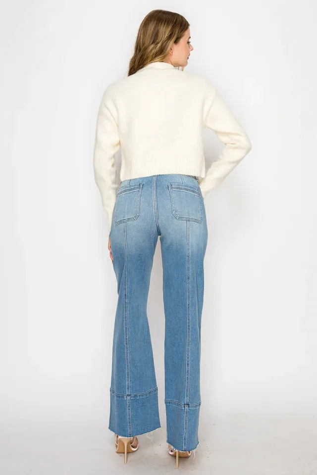 Artemis Slim Palazzo Jean
