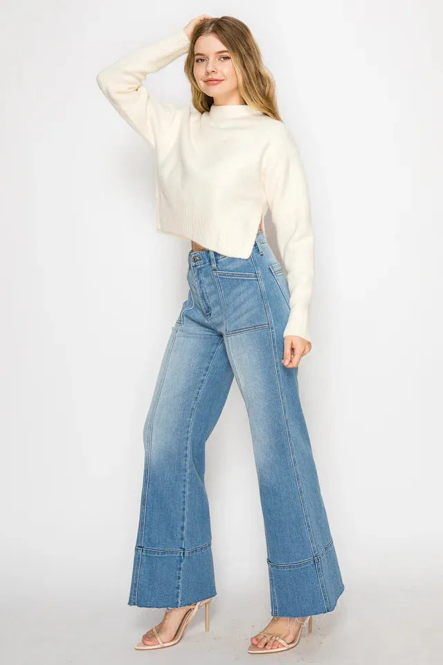 Artemis Slim Palazzo Jean