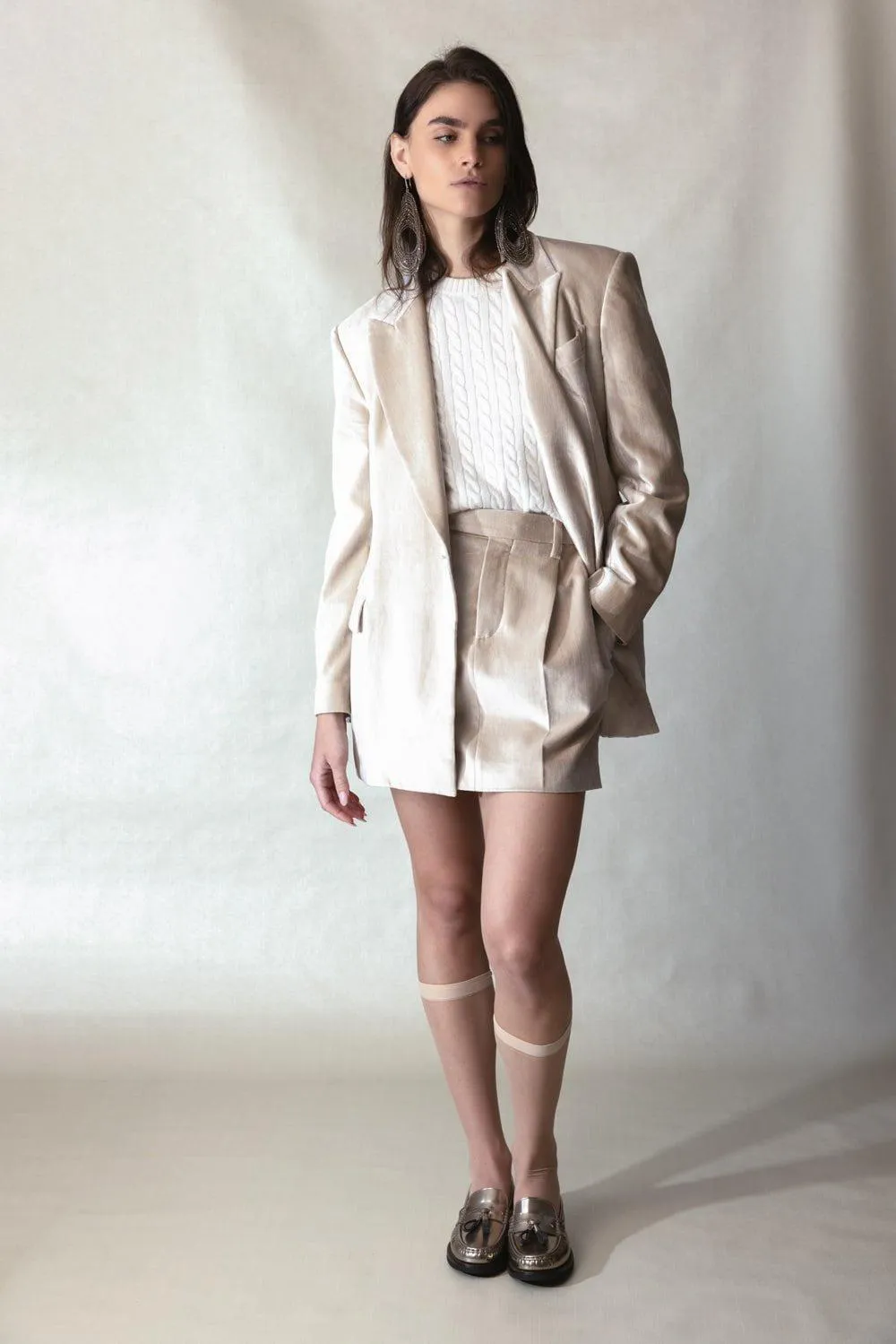Asymmetrical Detail Jacket