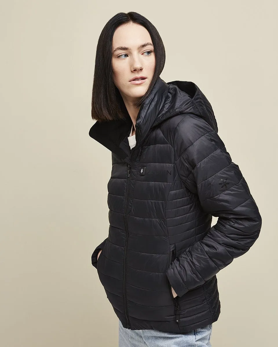 Aura Women’s Heated Jacket (Black) by Kelvin Coats
