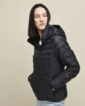 Aura Women’s Heated Jacket (Black) by Kelvin Coats