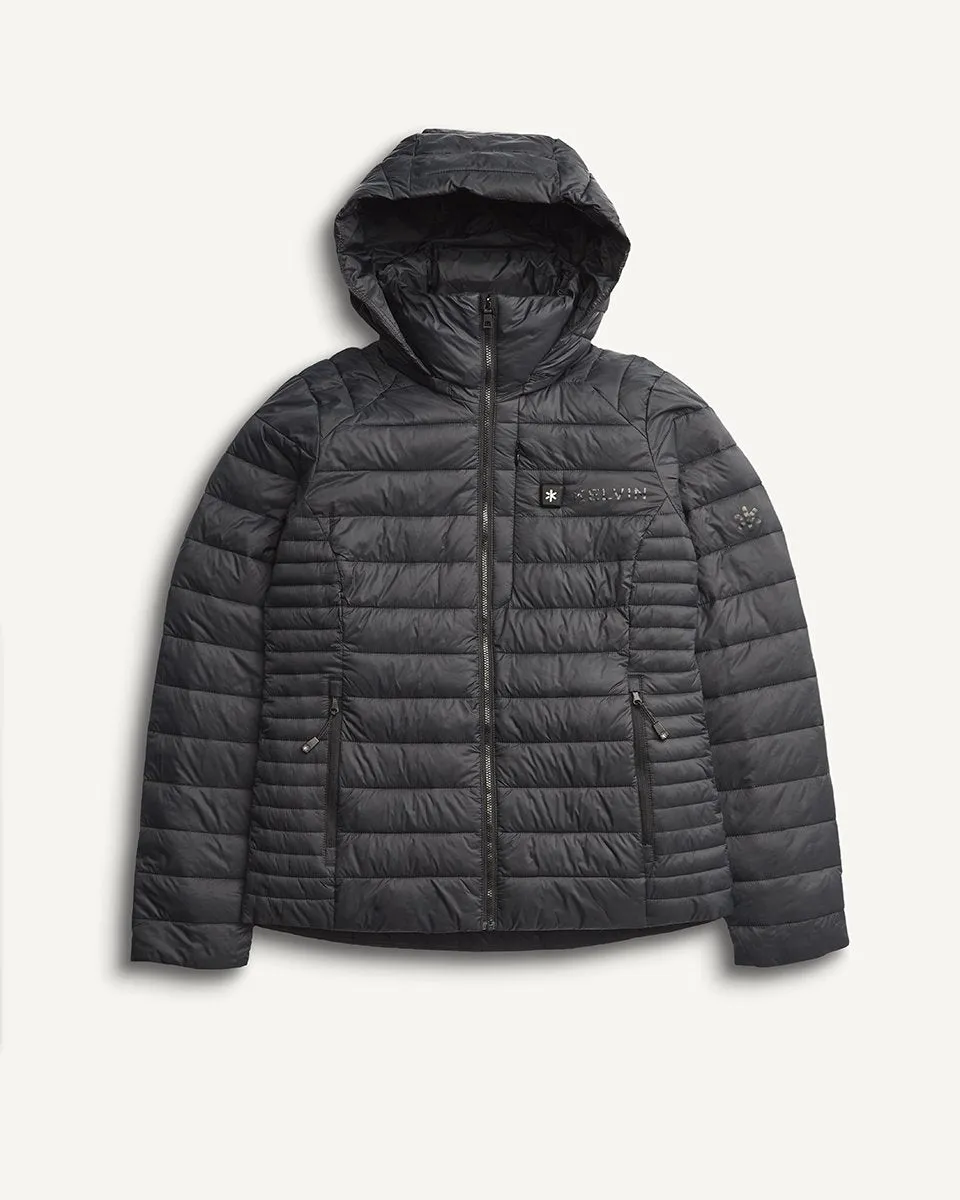Aura Women’s Heated Jacket (Black) by Kelvin Coats