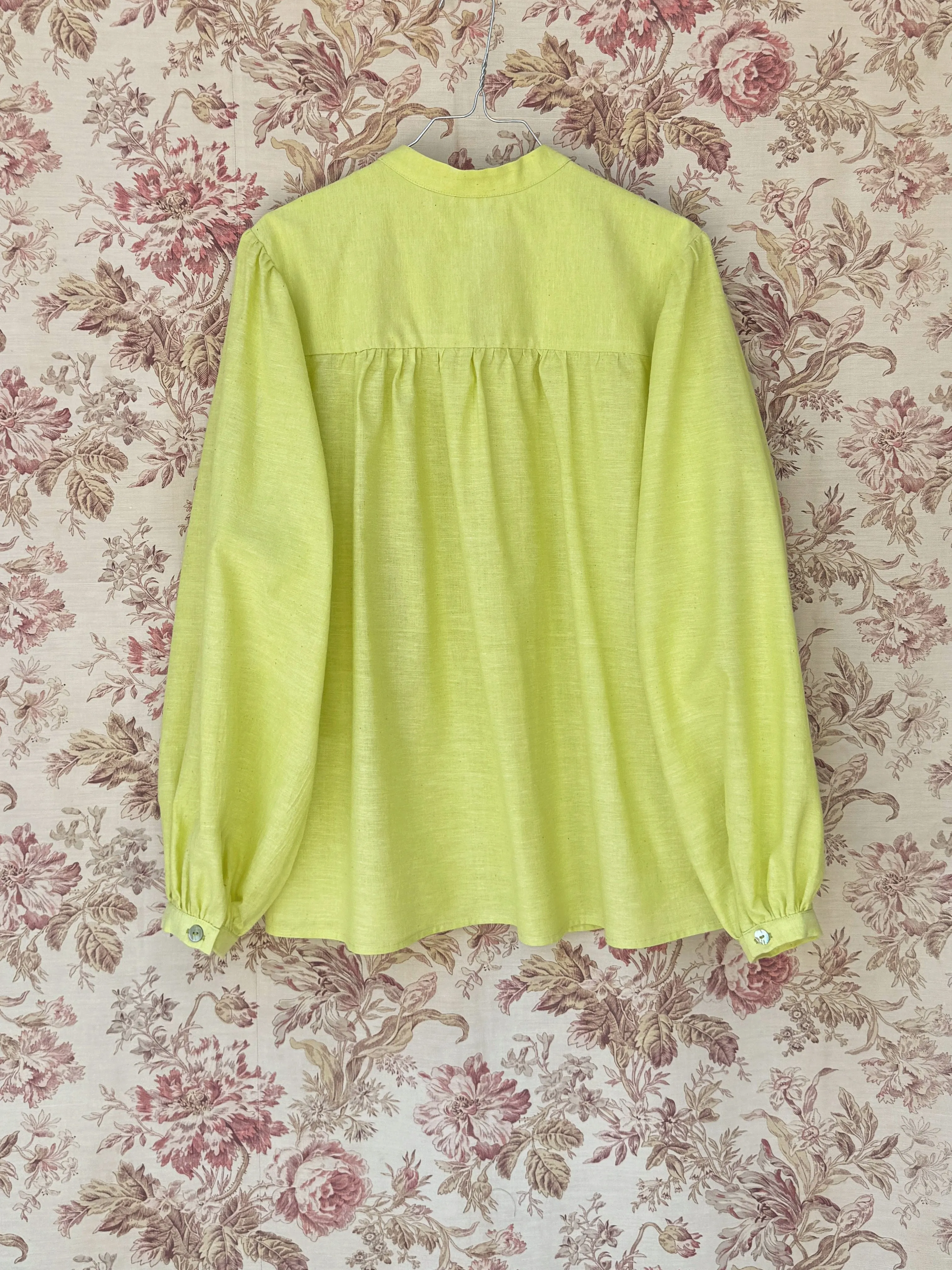 Bendix Shirt, neon Hand loomed cotton khadi