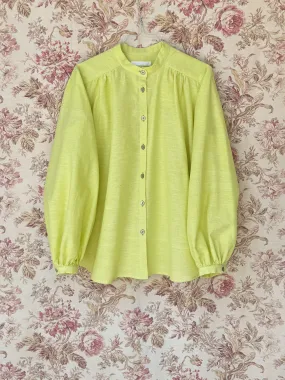Bendix Shirt, neon Hand loomed cotton khadi