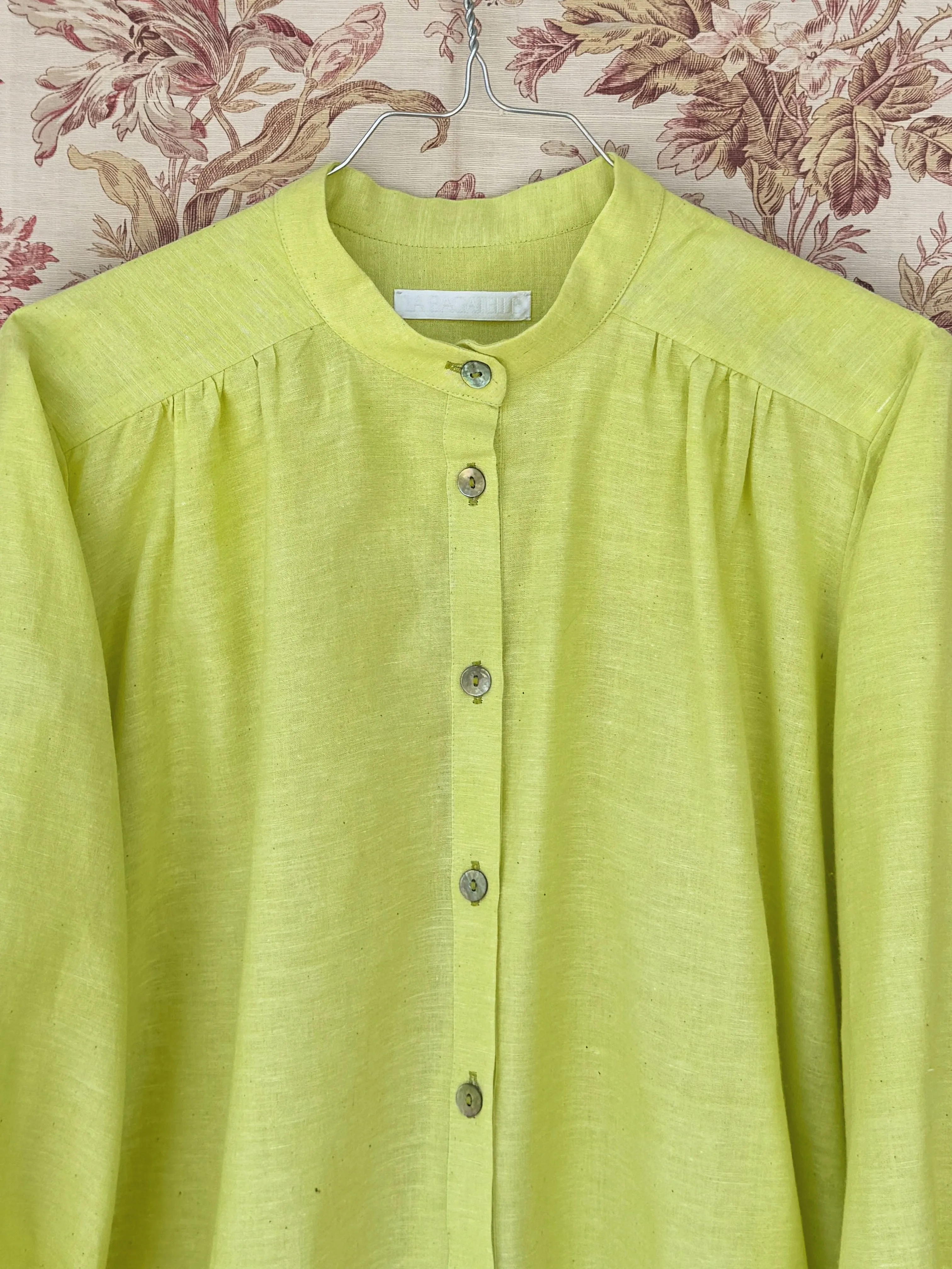 Bendix Shirt, neon Hand loomed cotton khadi