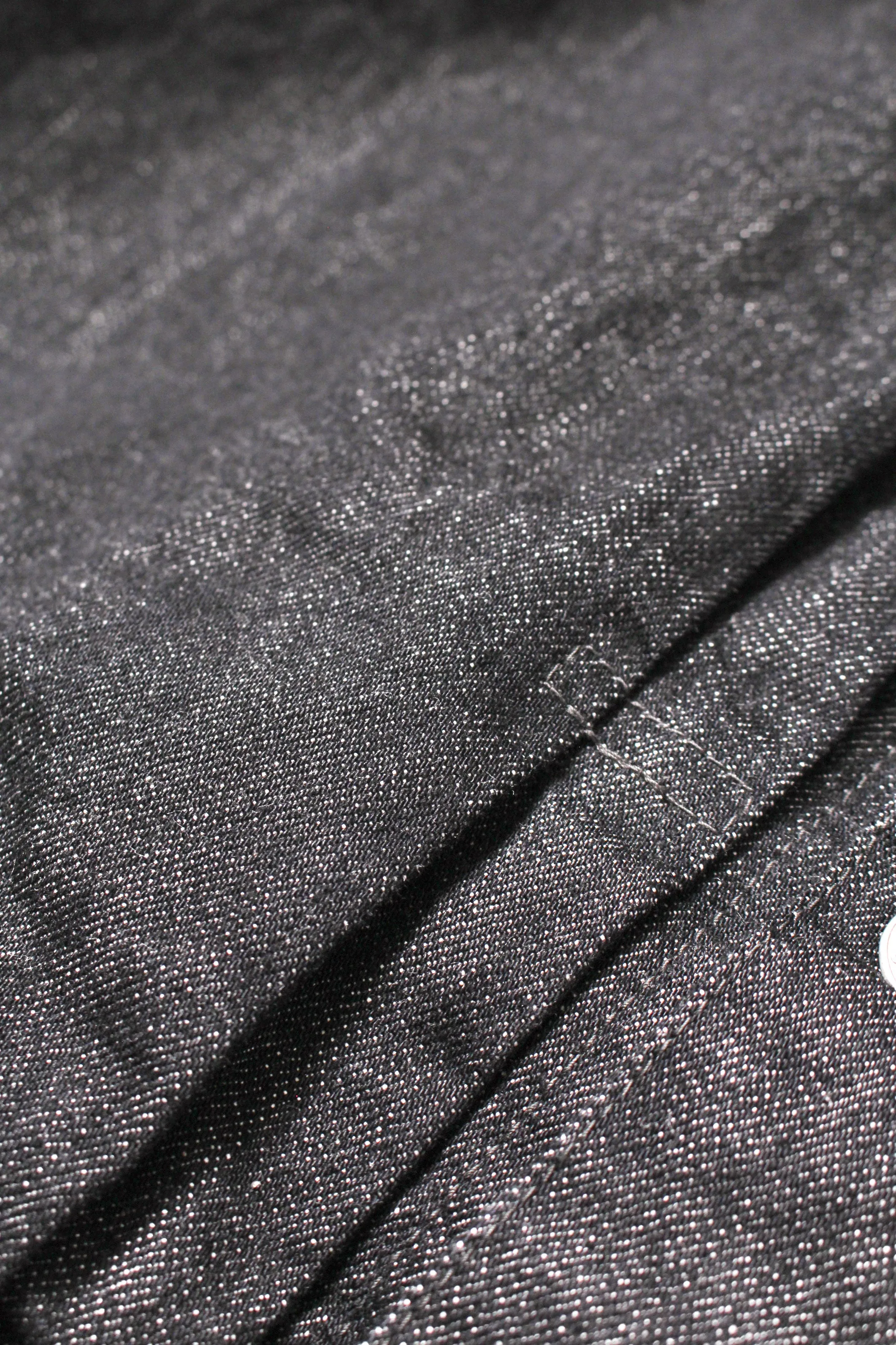 BLANKET LINED BLACK DENIM JACKET