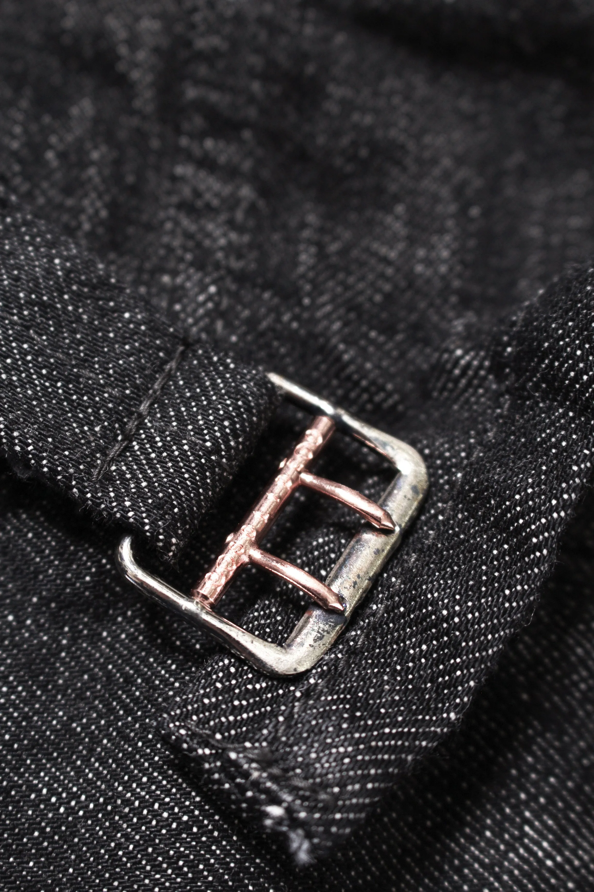 BLANKET LINED BLACK DENIM JACKET