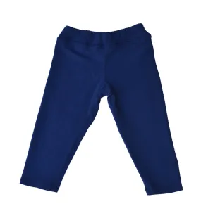 Blue Cropped Leggings