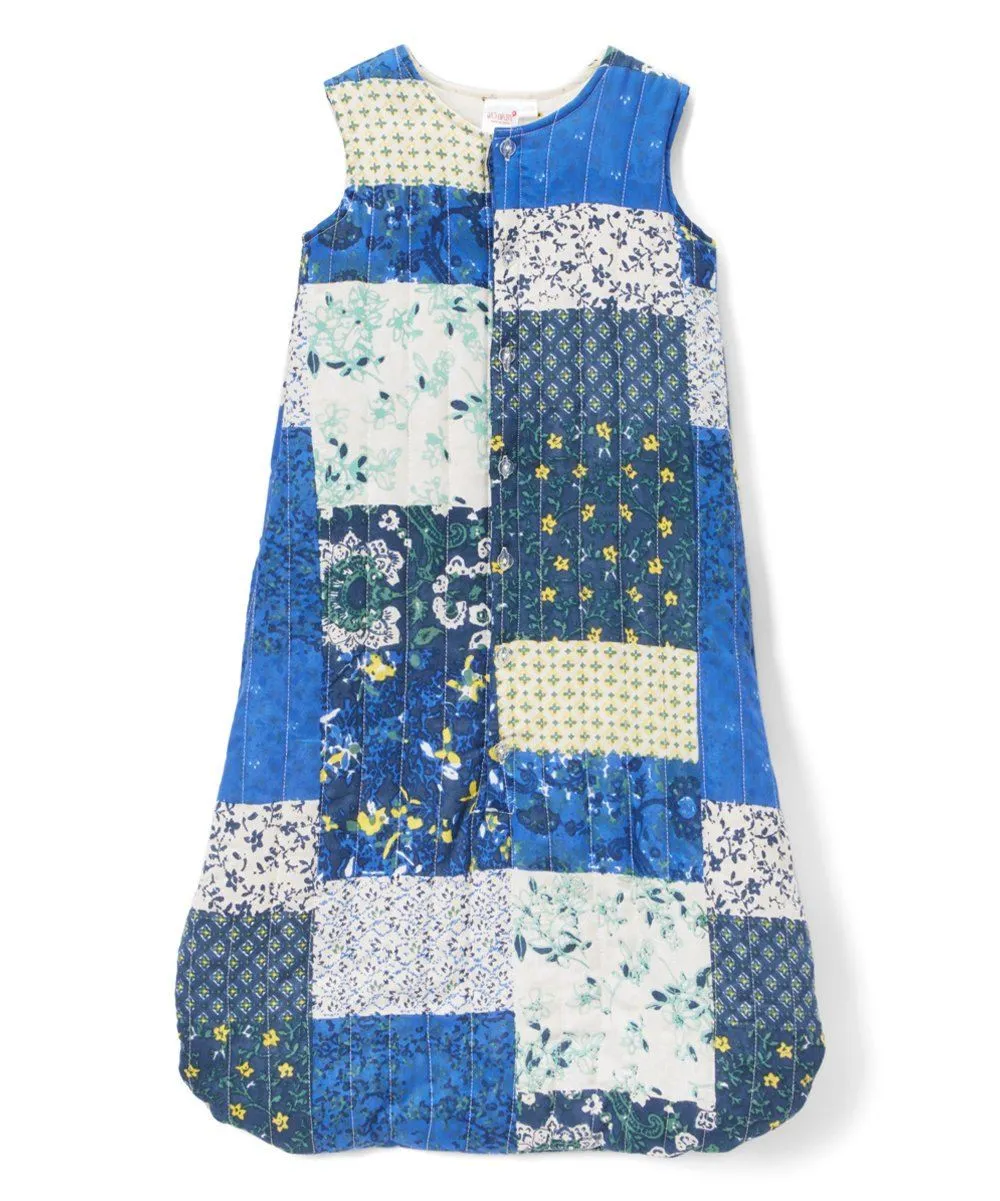 Blue Patchwork Sleeping Sack - Infant