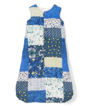 Blue Patchwork Sleeping Sack - Infant