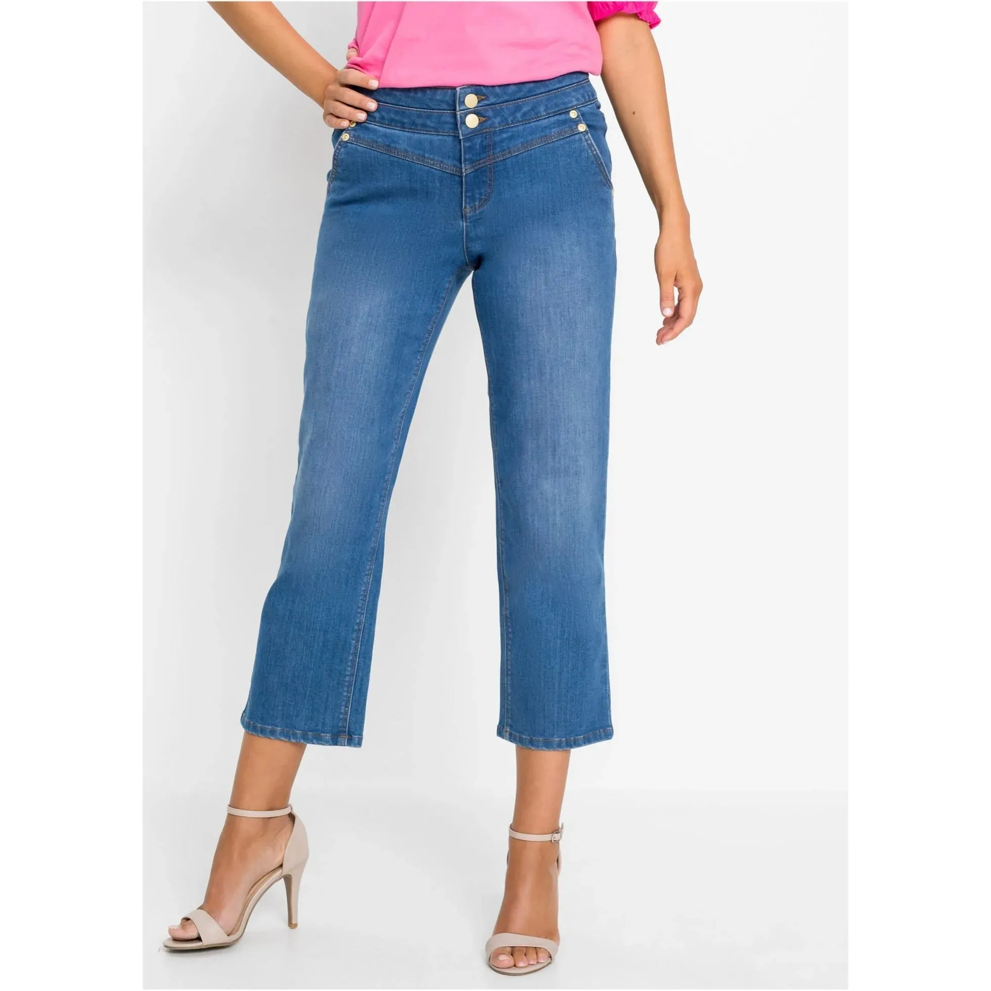 Bodyflirt Blue Stone Cropped Jeans