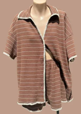 Bonita Stripe Short Set