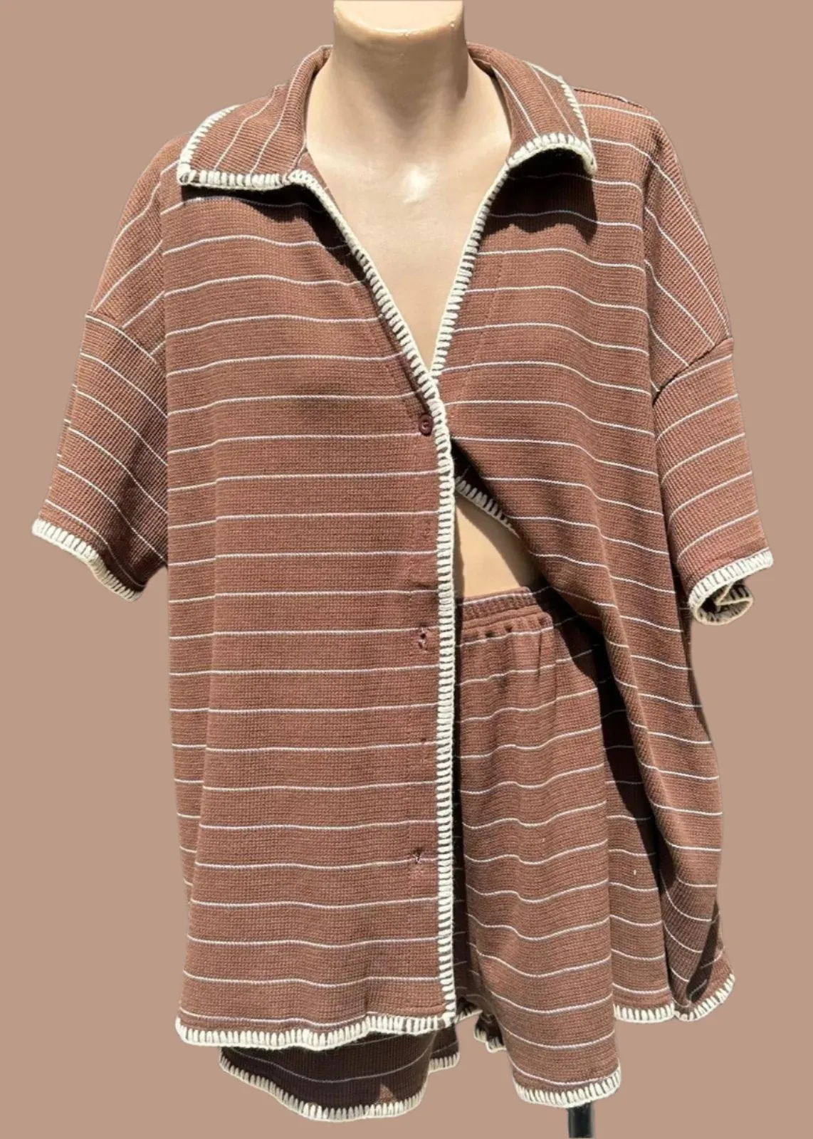 Bonita Stripe Short Set