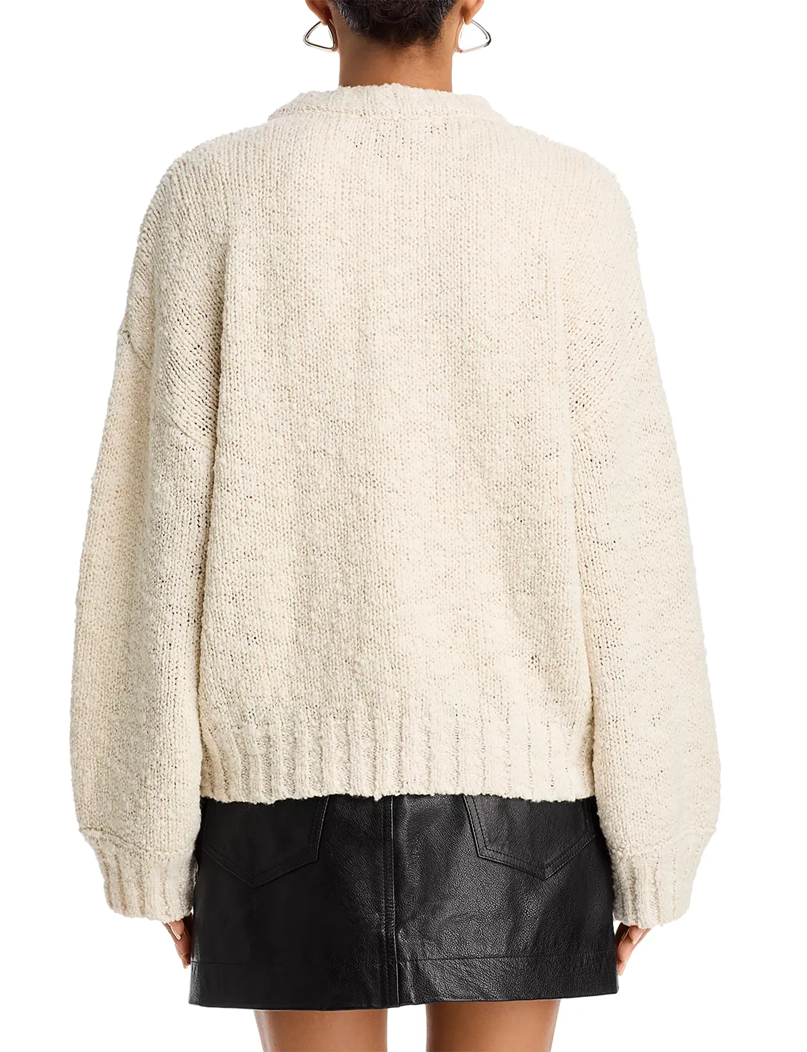 Bouclé Sweater, Cream