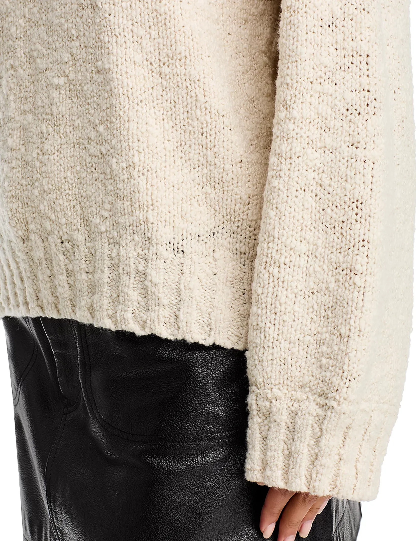 Bouclé Sweater, Cream