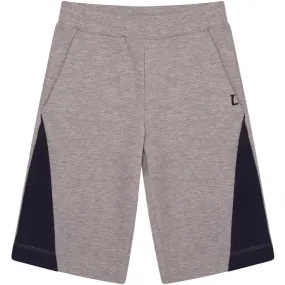 Boys Grey & Blue Bermuda Shorts