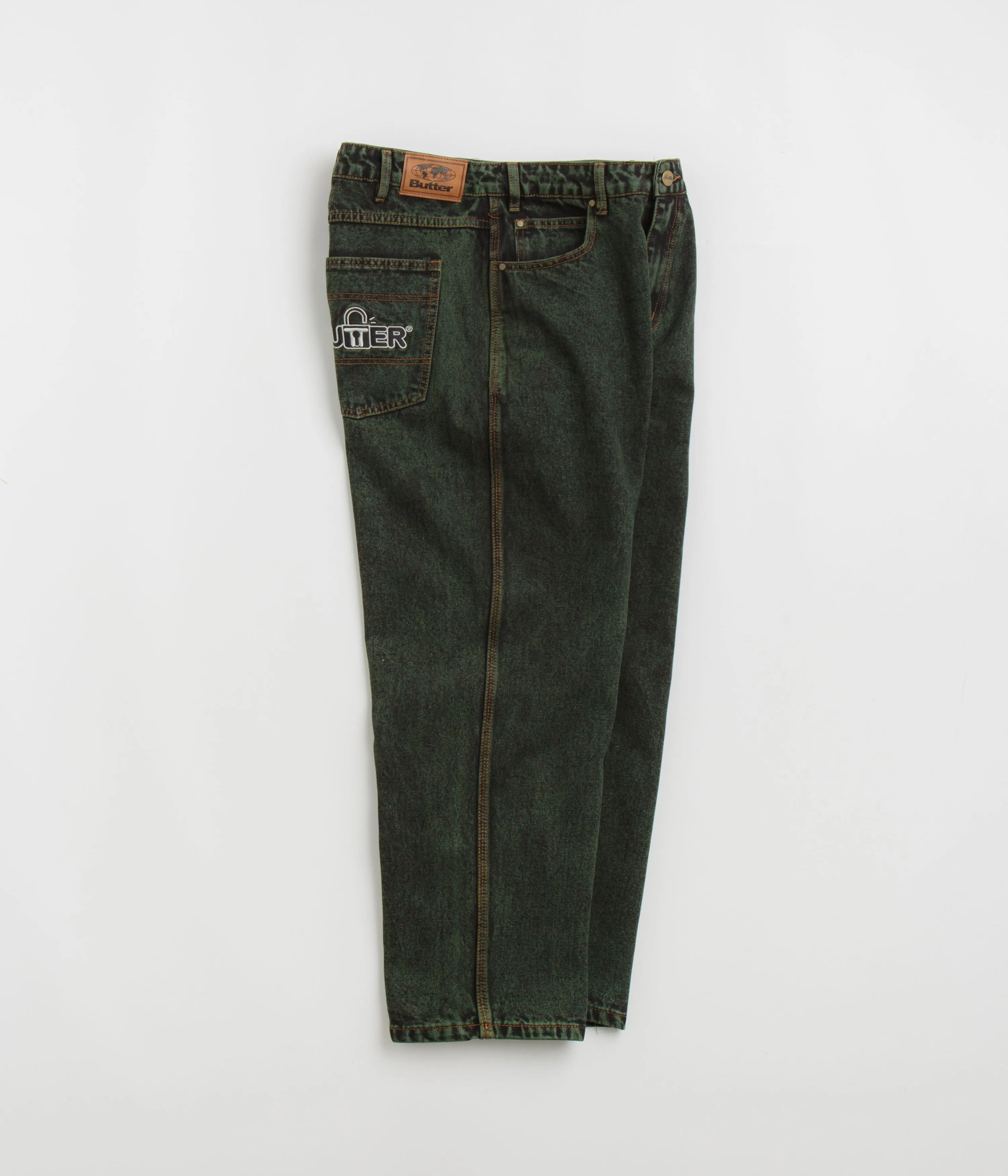 Butter Goods Lock Baggy Jeans - Washed Ivy