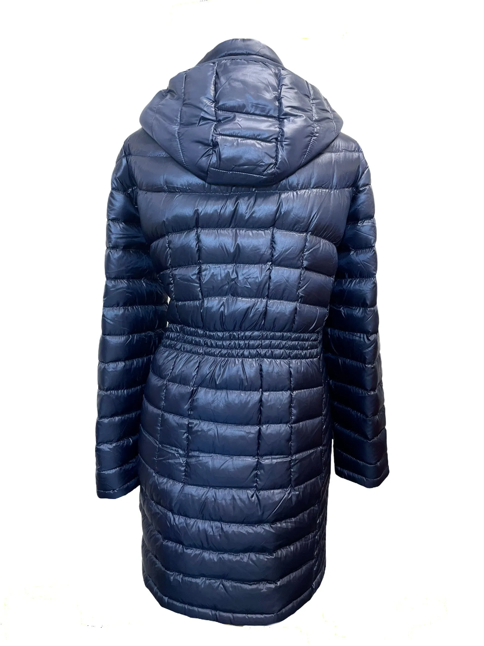 Calvin Klein Women’s Plus Size Packable Down Long Puffer Coat Blue