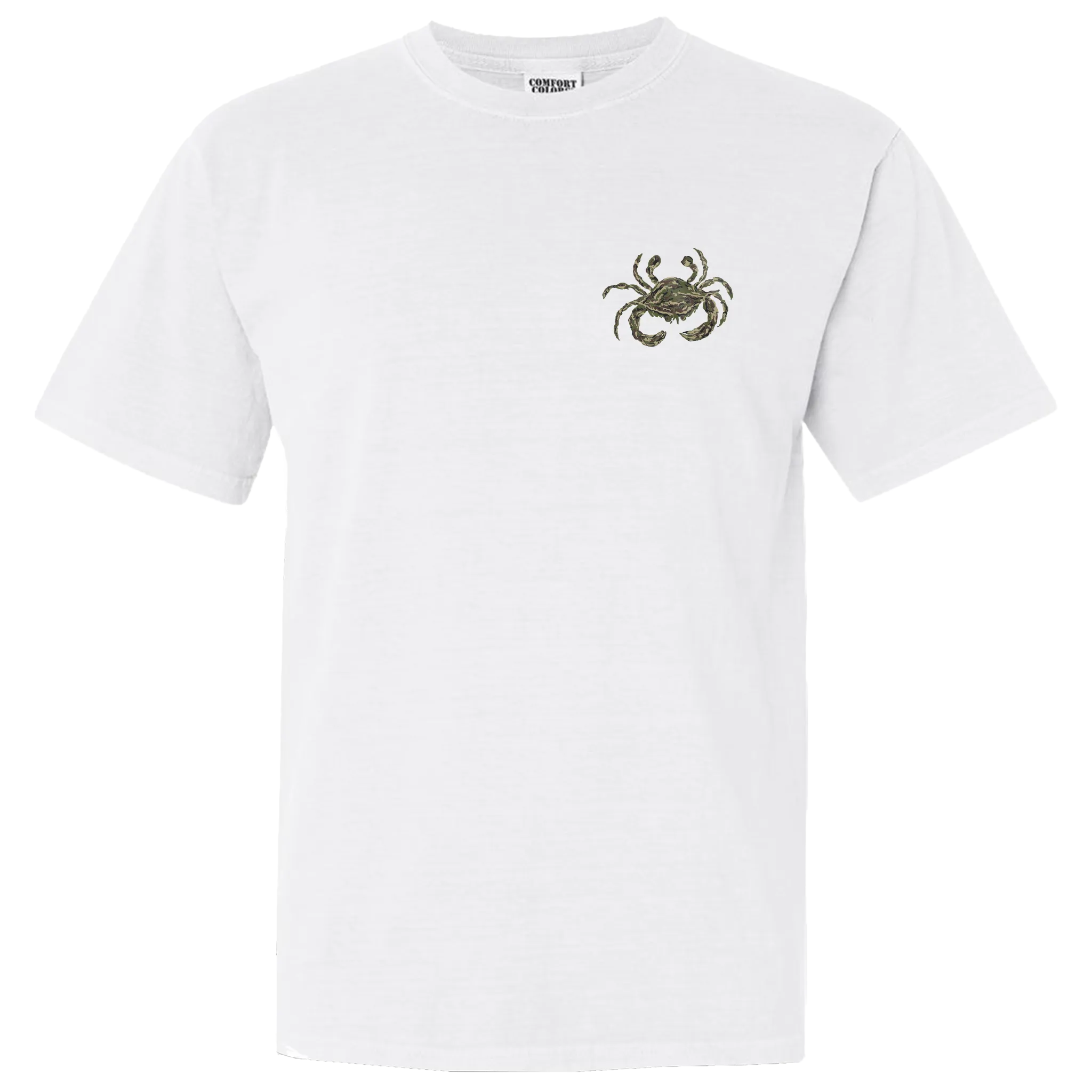 Camo Crab Adult Short Sleeve T-shirt