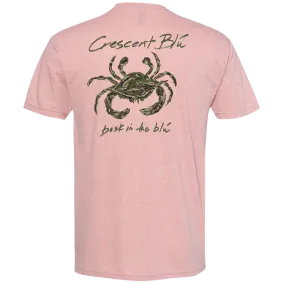 Camo Crab Adult Short Sleeve T-shirt