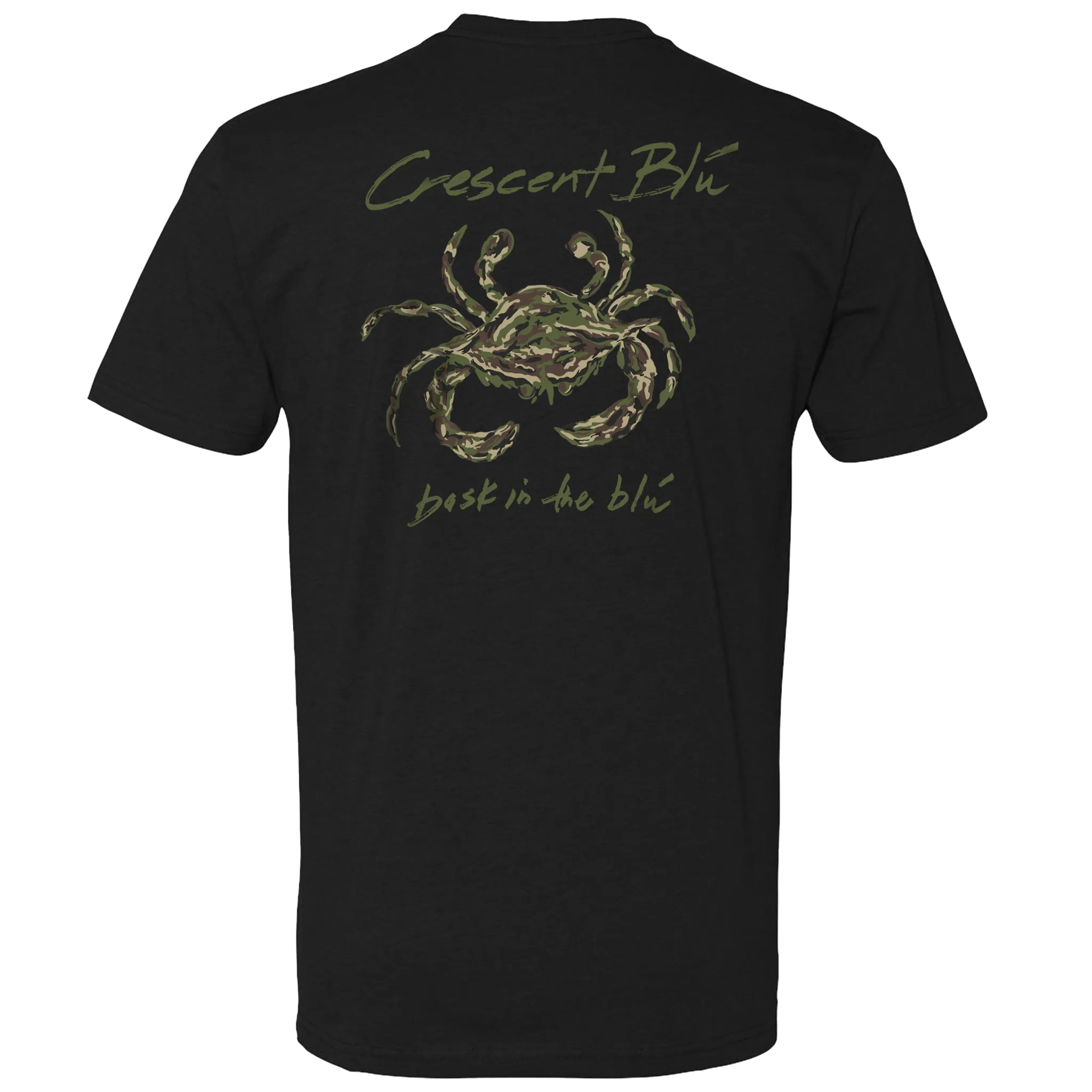Camo Crab Adult Short Sleeve T-shirt