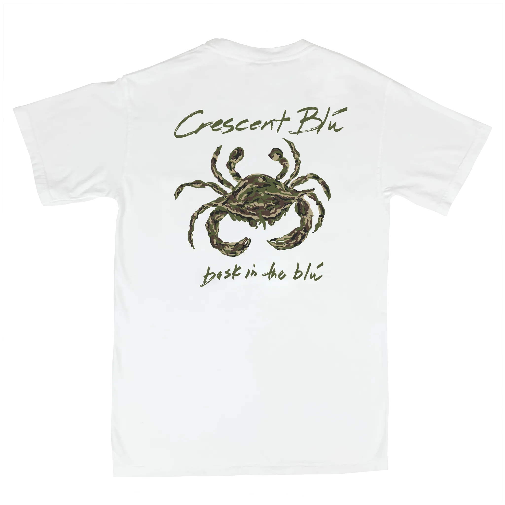Camo Crab Adult Short Sleeve T-shirt
