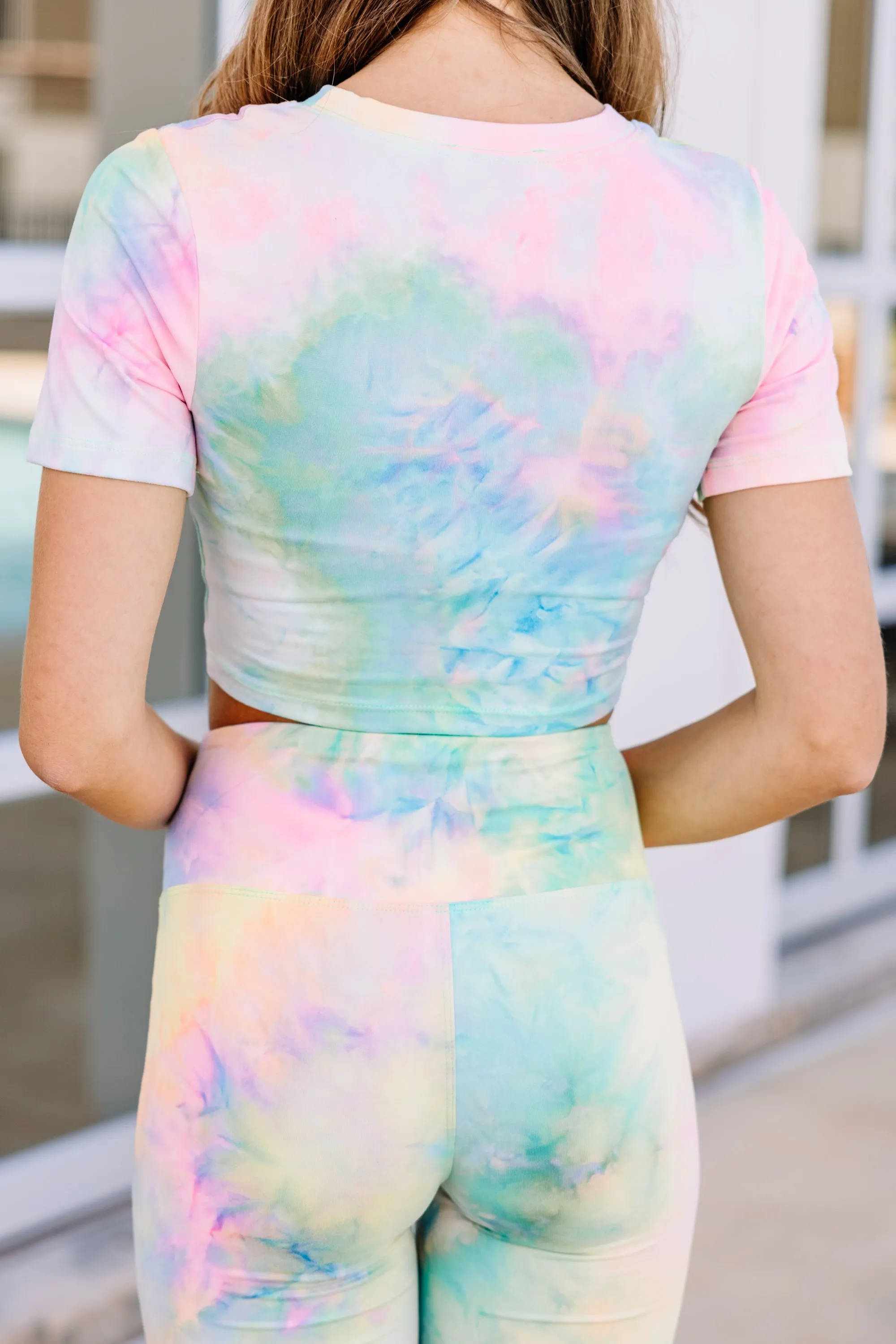 Can't Let You Go Neon Green Tie Dye Set