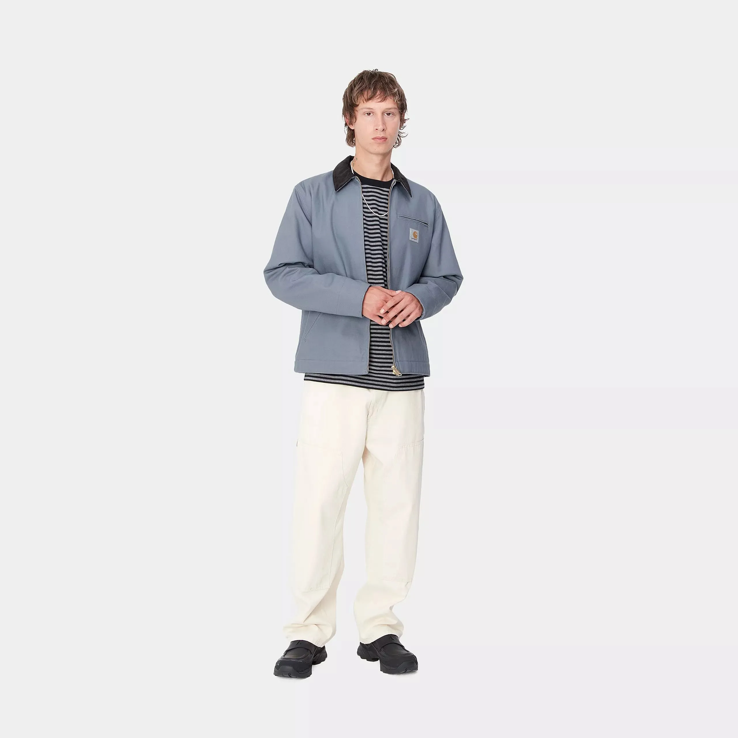 Carhartt Detroit Jacket - Dove Grey/Black Rigid