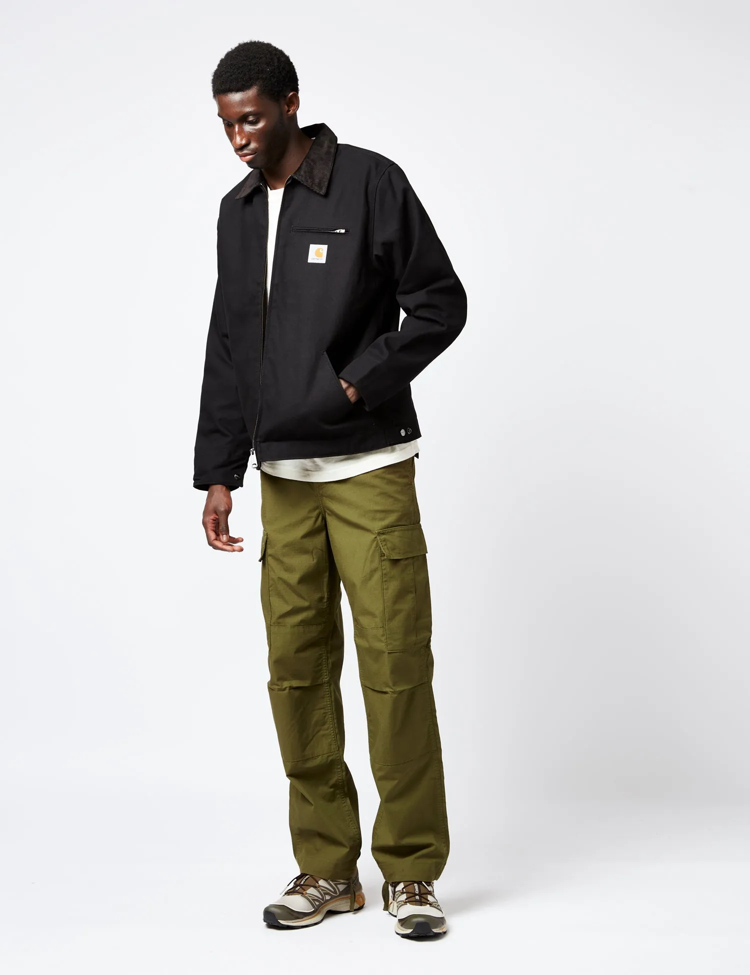 Carhartt WIP Detroit Jacket (Winter Lined) - Black