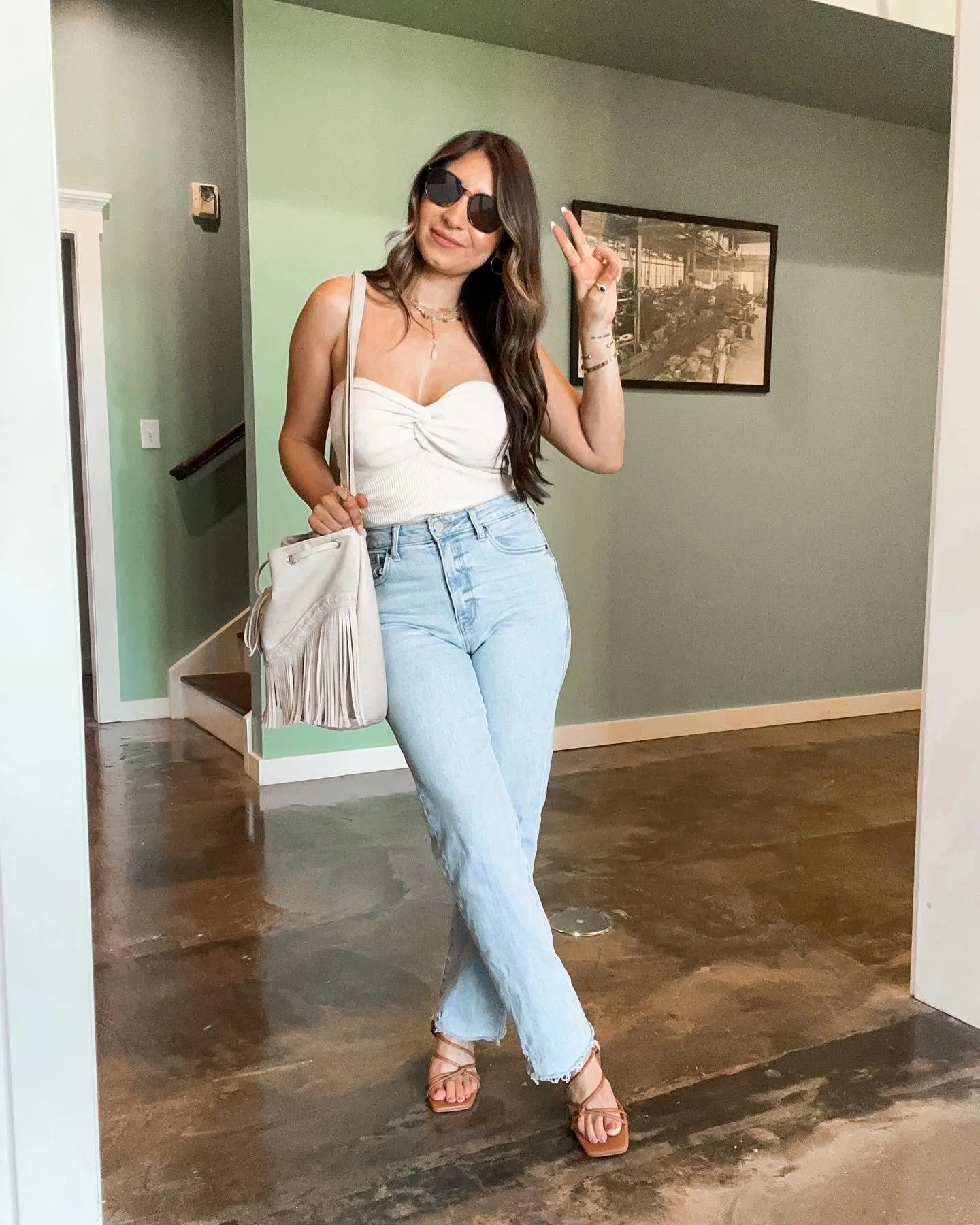 Clean Straight Stretch Jeans