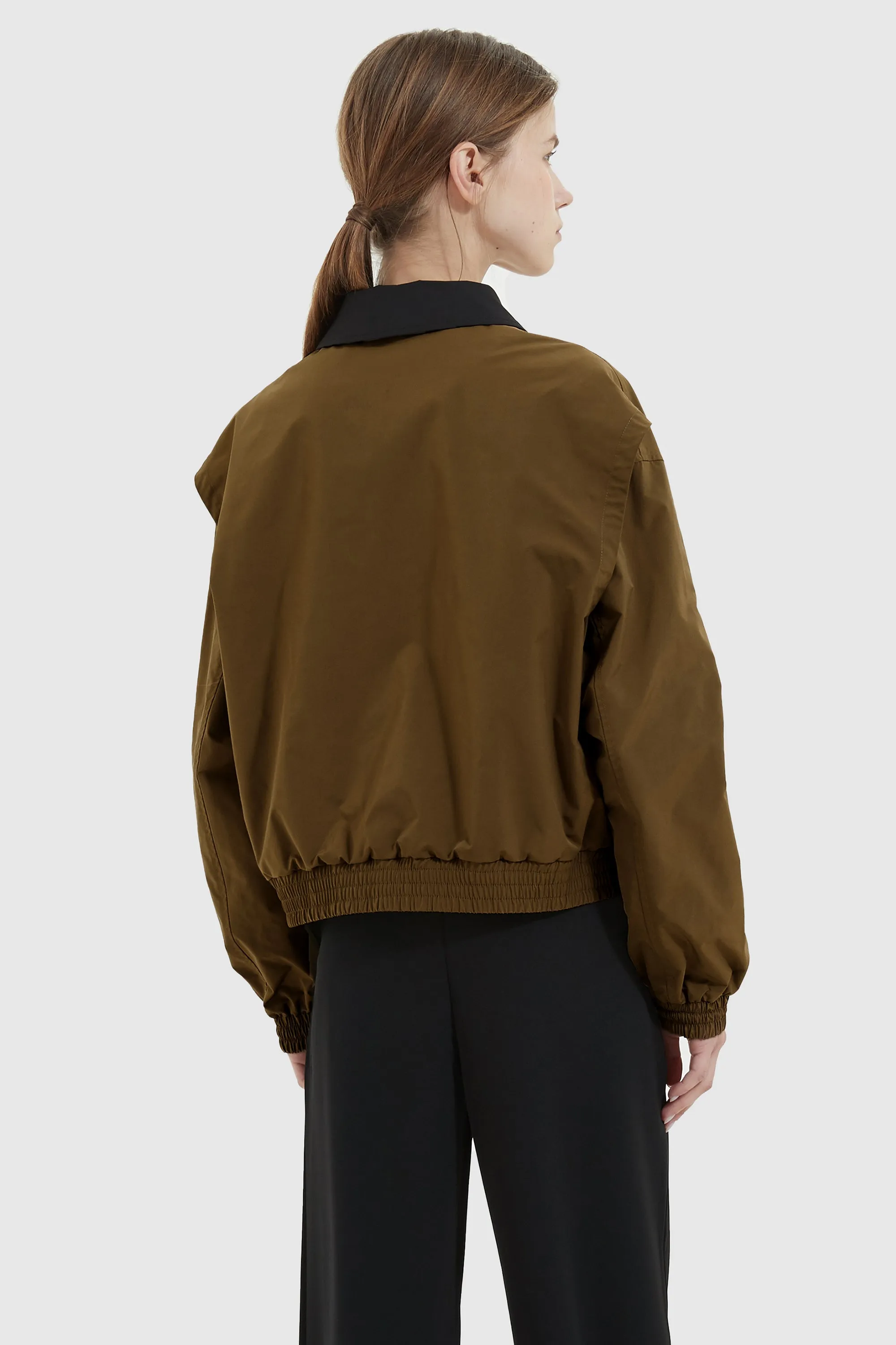 Collared Bomber Jacket